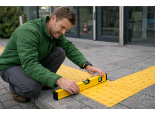 Как проверить качество монтажа тактильной плитки самому