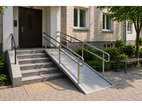 Нужно ли согласовывать установку пандуса в жилом доме