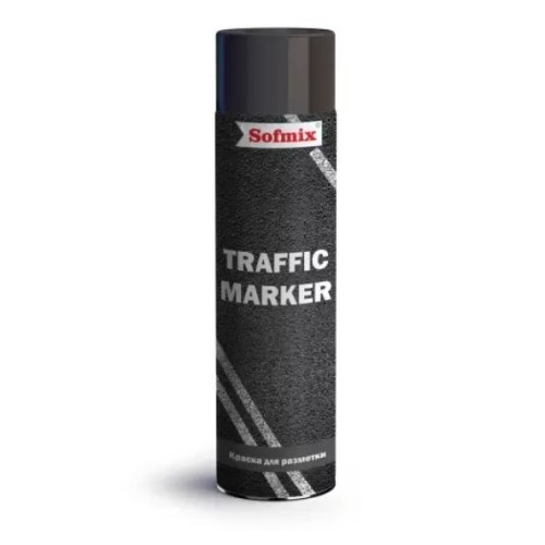 Аэрозольная краска для разметки TRAFFIC MARKER 800 мл