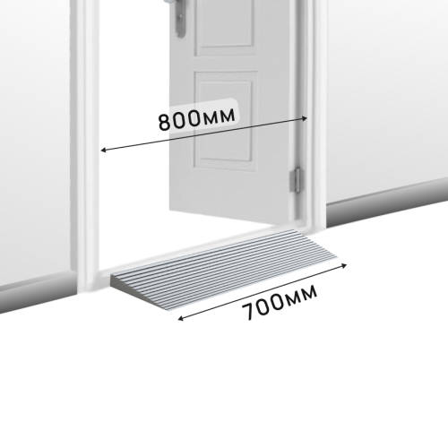 Пандус полимерный РУБЕЖ 40х160х700 мм