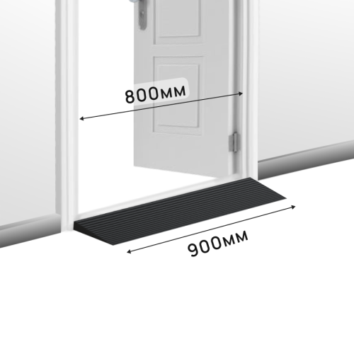 Пандус полимерный РУБЕЖ 40х160х900 мм