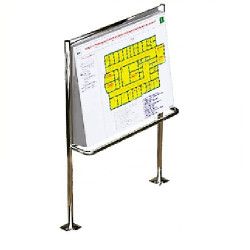 Стойка наклонная для тактильной мнемосхемы 905х1150