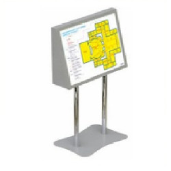 Стойка вертикальная для тактильной мнемосхемы 630х800 мм