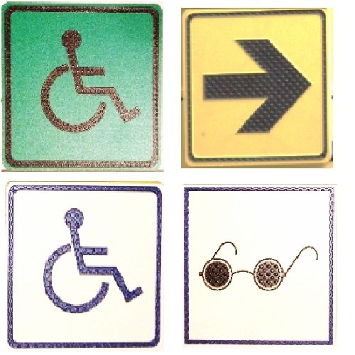 Тактильная пиктограмма СТАНДАРТ+ на ПВХ