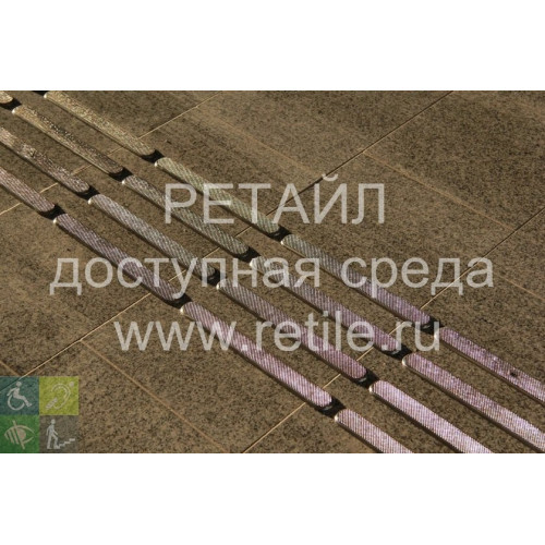 Тактильная полоса из нержавеющей стали Тактильная полоса из нержавеющей стали